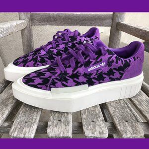 Adidas Hypersleek Purple Black Sneakers UK 41 9